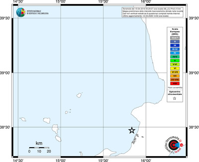 Mappa EMS - territori località