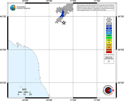 Mappa EMS - territori comuni