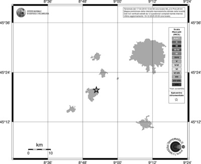 Mappa MCS - territori località