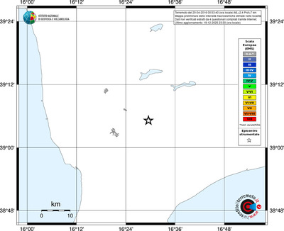 Mappa EMS - territori località