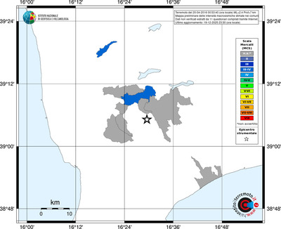 Mappa MCS - territori comuni