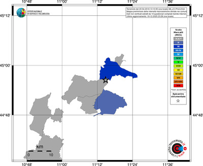 Mappa MCS - territori comuni