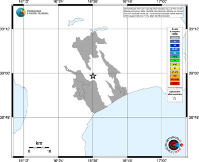 Mappa EMS - territori comuni