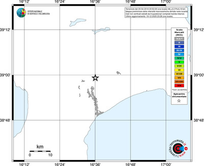 Mappa MCS - territori località