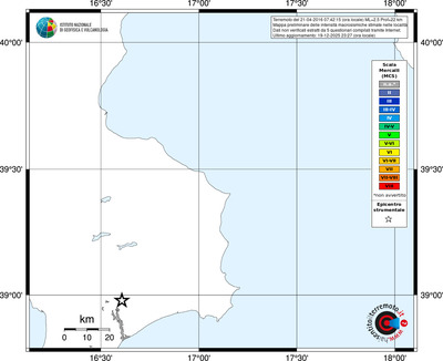 Mappa MCS - territori località