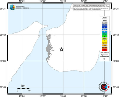 Mappa EMS - territori località