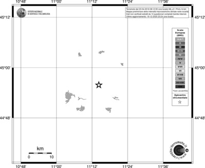 Mappa EMS - territori località
