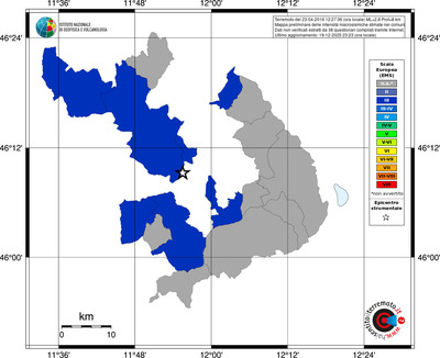 Mappa EMS - territori comuni