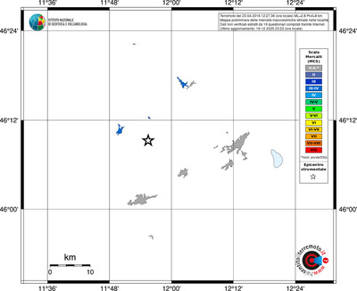 Mappa MCS - territori località