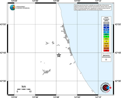 Mappa EMS - territori località