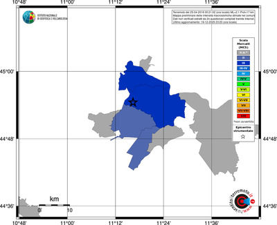 Mappa MCS - territori comuni