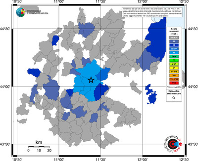 Mappa MCS - territori comuni