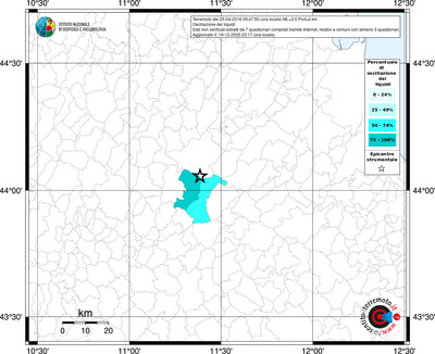 Mappa territorio comunale con almeno 3 questionari