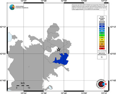 Mappa EMS - territori comuni