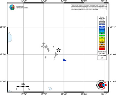 Mappa MCS - territori località