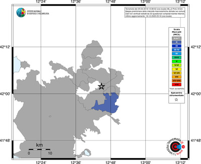 Mappa MCS - territori comuni