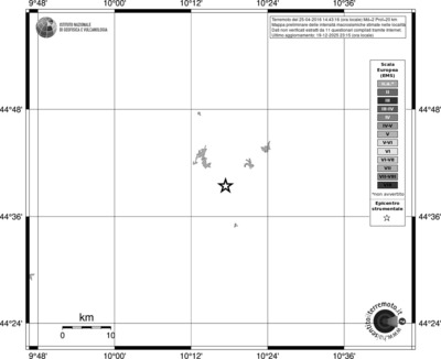 Mappa EMS - territori località