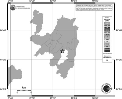 Mappa EMS - territori comuni