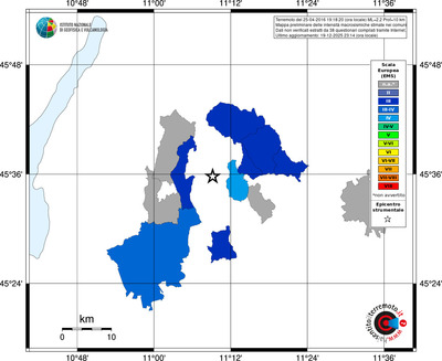 Mappa EMS - territori comuni