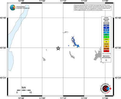 Mappa MCS - territori località