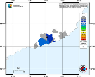 Mappa MCS - territori comuni