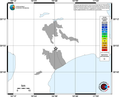 Mappa EMS - territori comuni