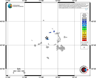 Mappa MCS - territori località