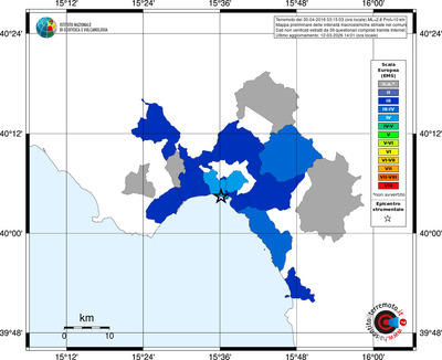 Mappa EMS - territori comuni