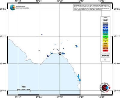 Mappa MCS - territori località