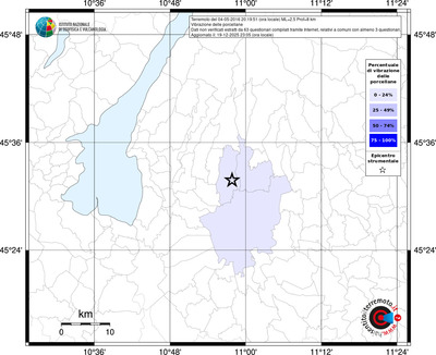 Mappa territorio comunale con almeno 3 questionari