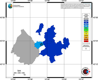 Mappa EMS - territori comuni