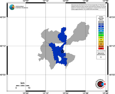 Mappa MCS - territori comuni