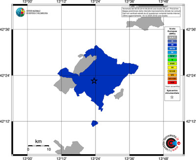 Mappa EMS - territori comuni