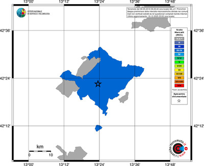 Mappa MCS - territori comuni