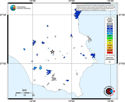 Mappa EMS - territori località