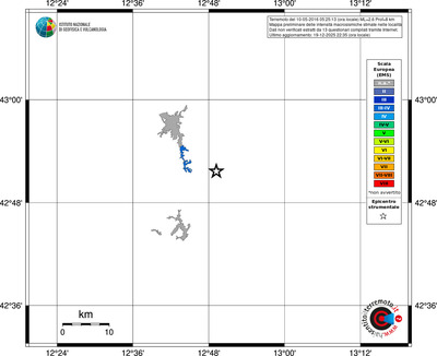 Mappa EMS - territori località