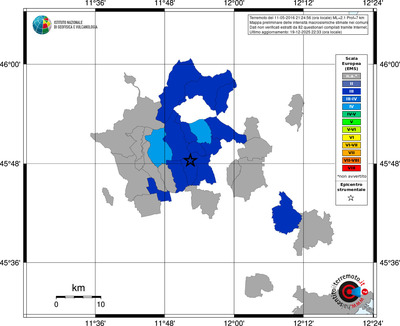 Mappa EMS - territori comuni