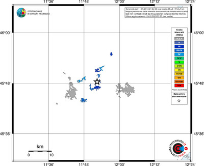 Mappa MCS - territori località