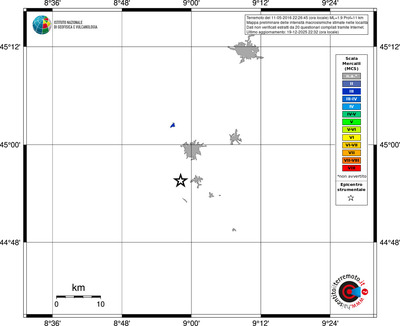 Mappa MCS - territori località