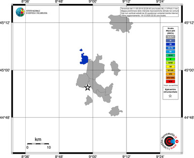 Mappa MCS - territori comuni