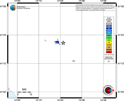 Mappa EMS - territori località