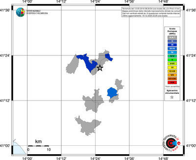 Mappa EMS - territori comuni