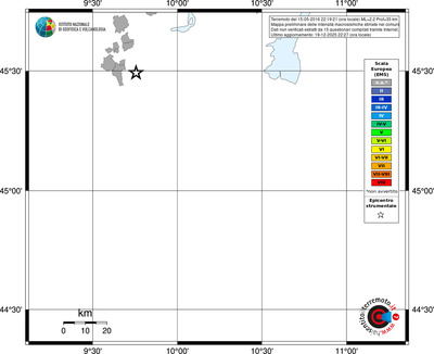Mappa EMS - territori comuni