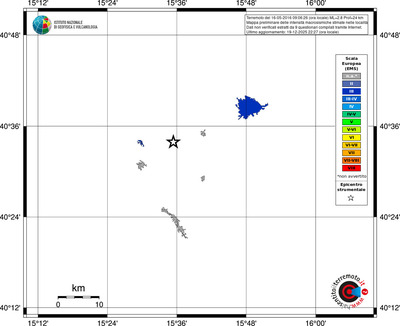 Mappa EMS - territori località