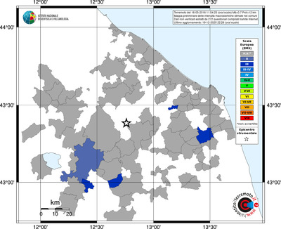 Mappa EMS - territori comuni