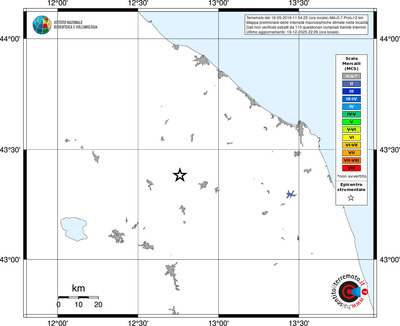 Mappa MCS - territori località