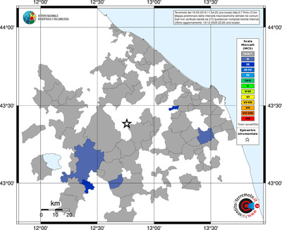 Mappa MCS - territori comuni