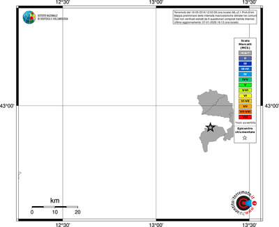Mappa MCS - territori comuni
