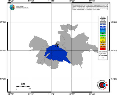Mappa EMS - territori comuni