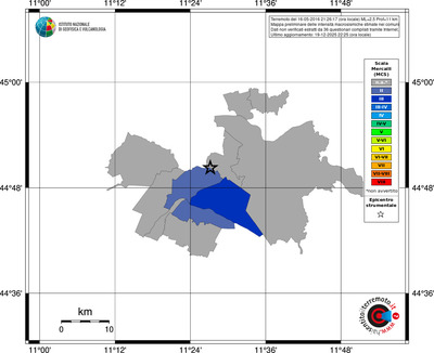 Mappa MCS - territori comuni